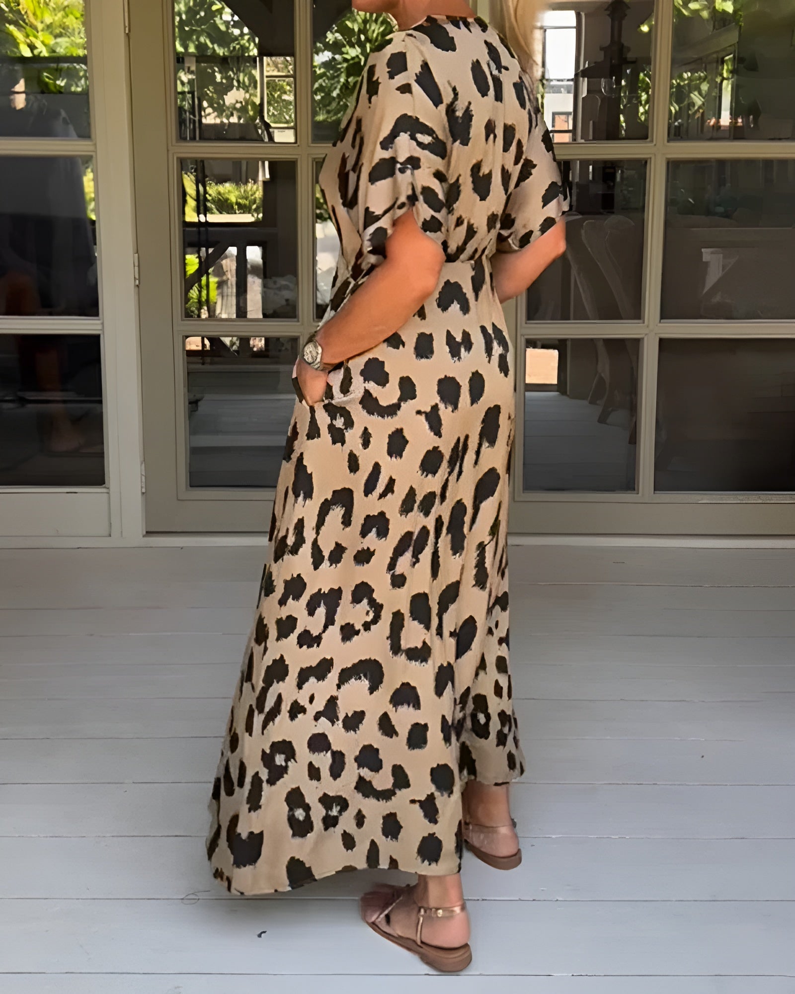 Ann-Sofie™ - Leopardenkleid