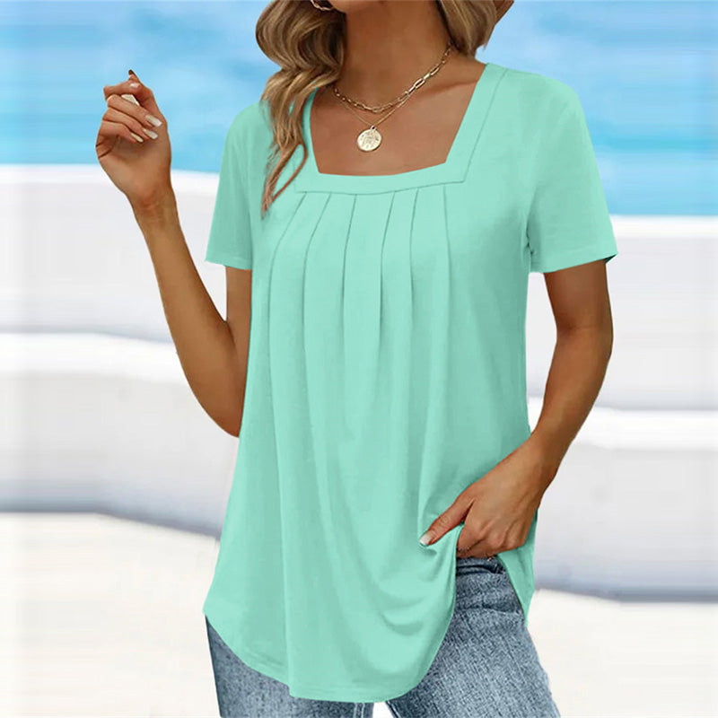 Liv - elegante plissierte Bluse