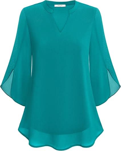Marguerite™ | Fließende Bluse mit Überlagerungseffekt