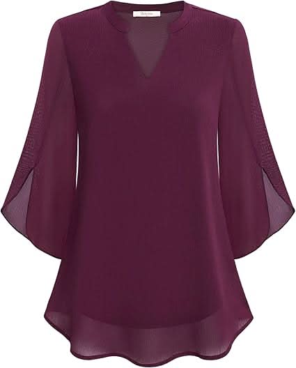 Marguerite™ | Fließende Bluse mit Überlagerungseffekt