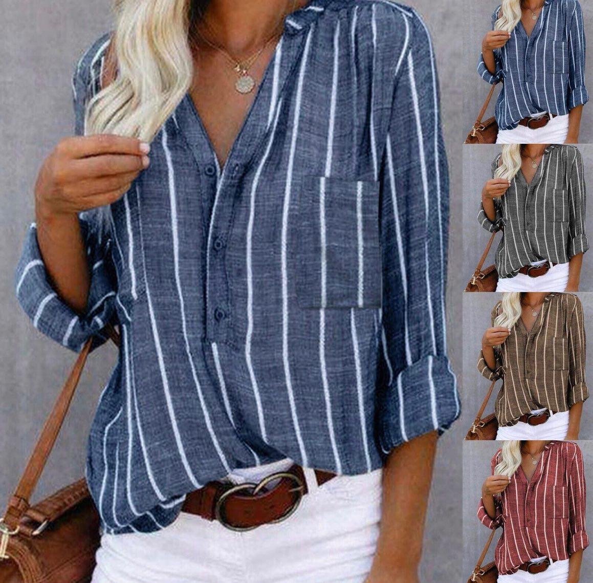 Brigitte™ | Elegante Bluse mit Streifen