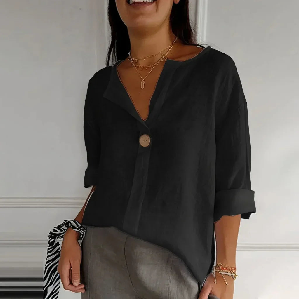 Mariet - Lange Bluse mit Kurzarm