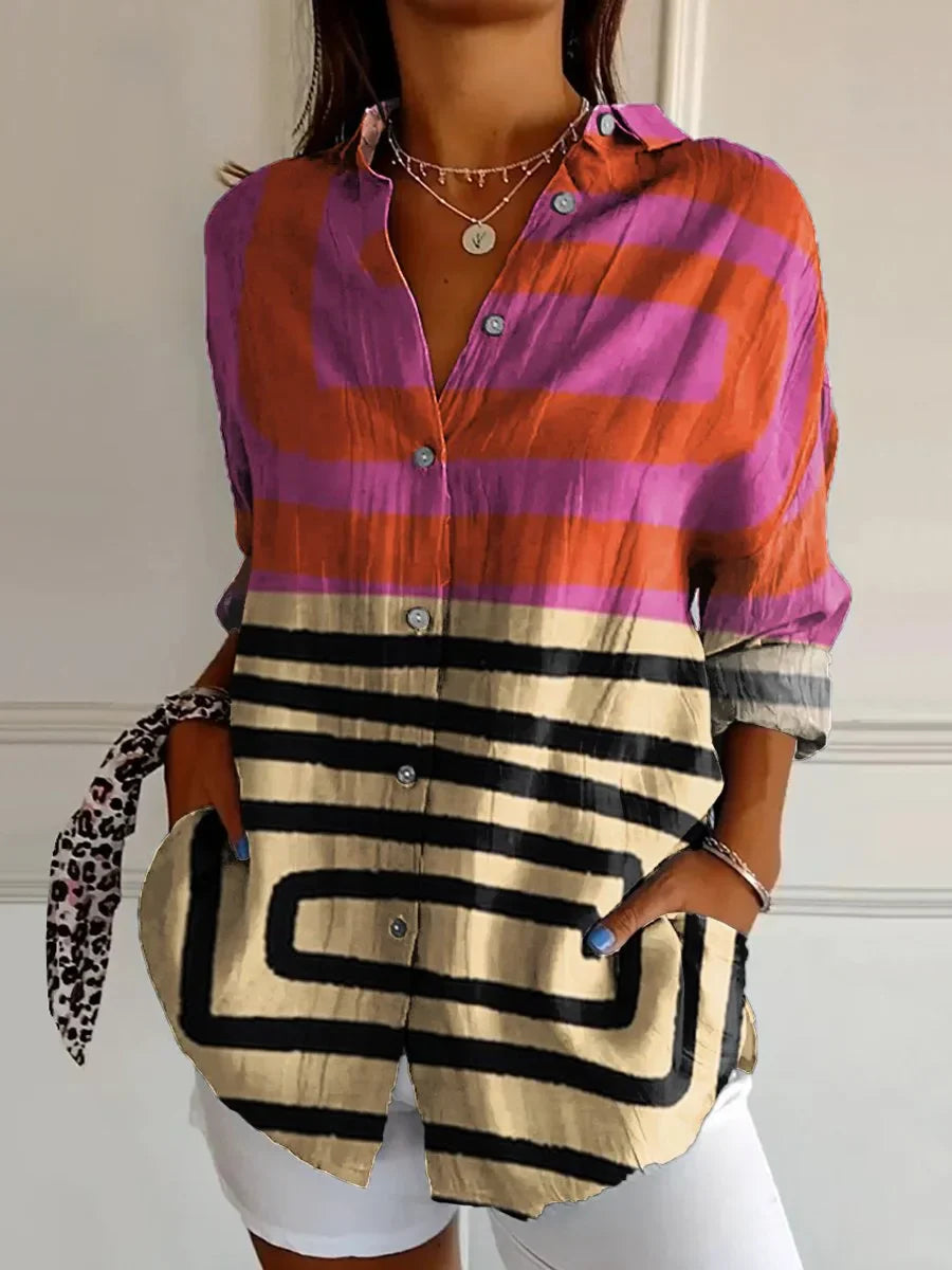 Wilma - Stilvolle Lockere Bluse