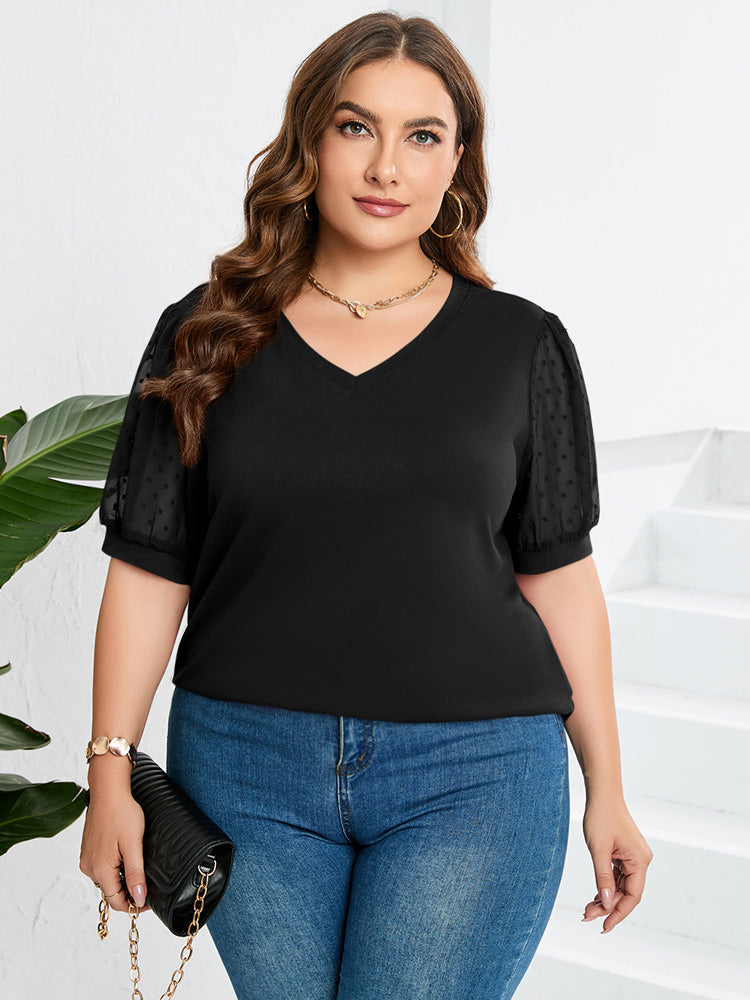 Véronique™ | Elegante Bluse mit Puffärmeln