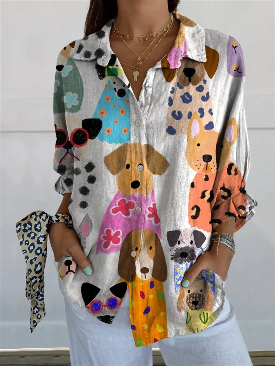Wilma - Stilvolle Lockere Bluse