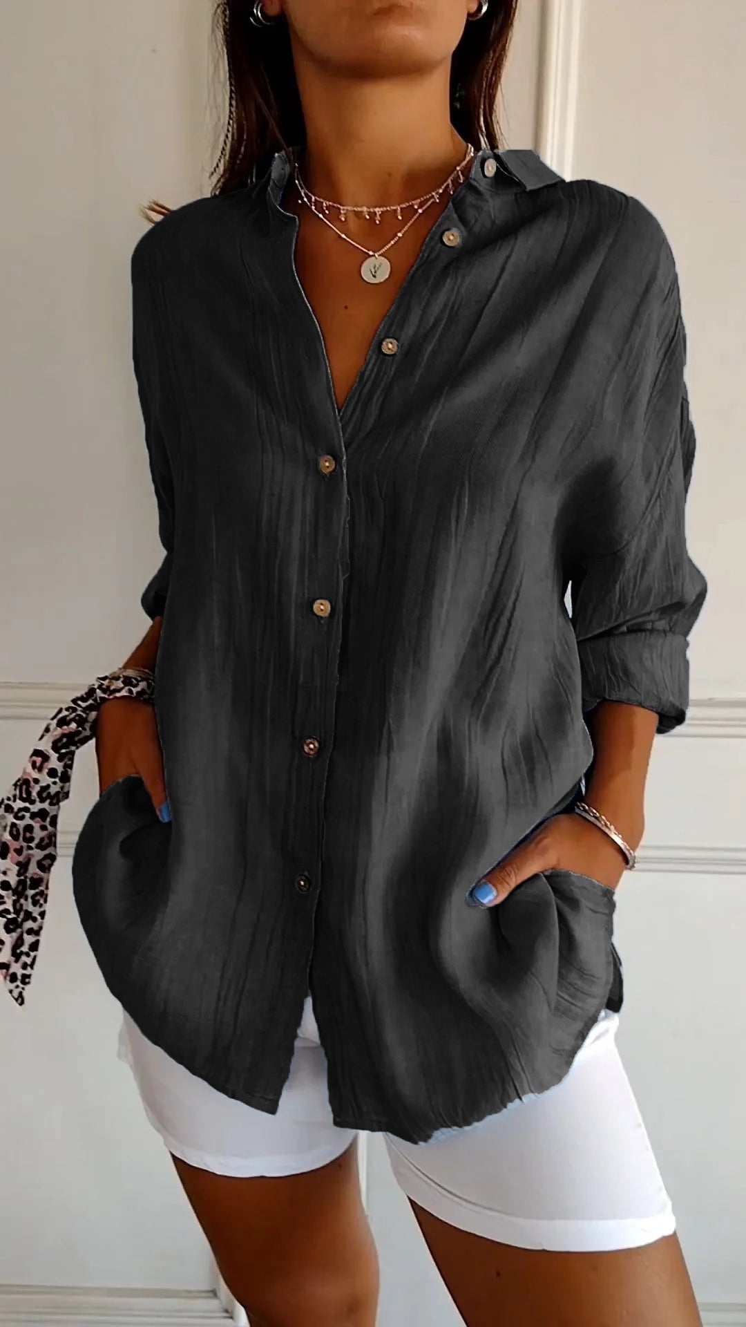 Sacha - Bequeme Lange Bluse