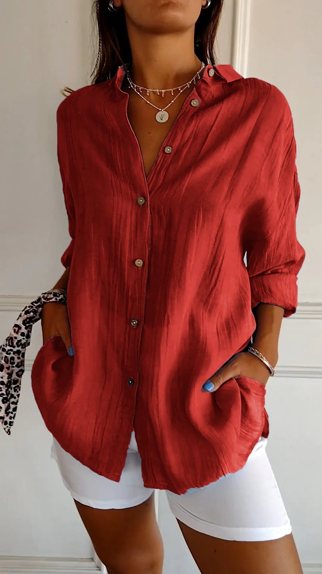 Sacha - Bequeme Lange Bluse