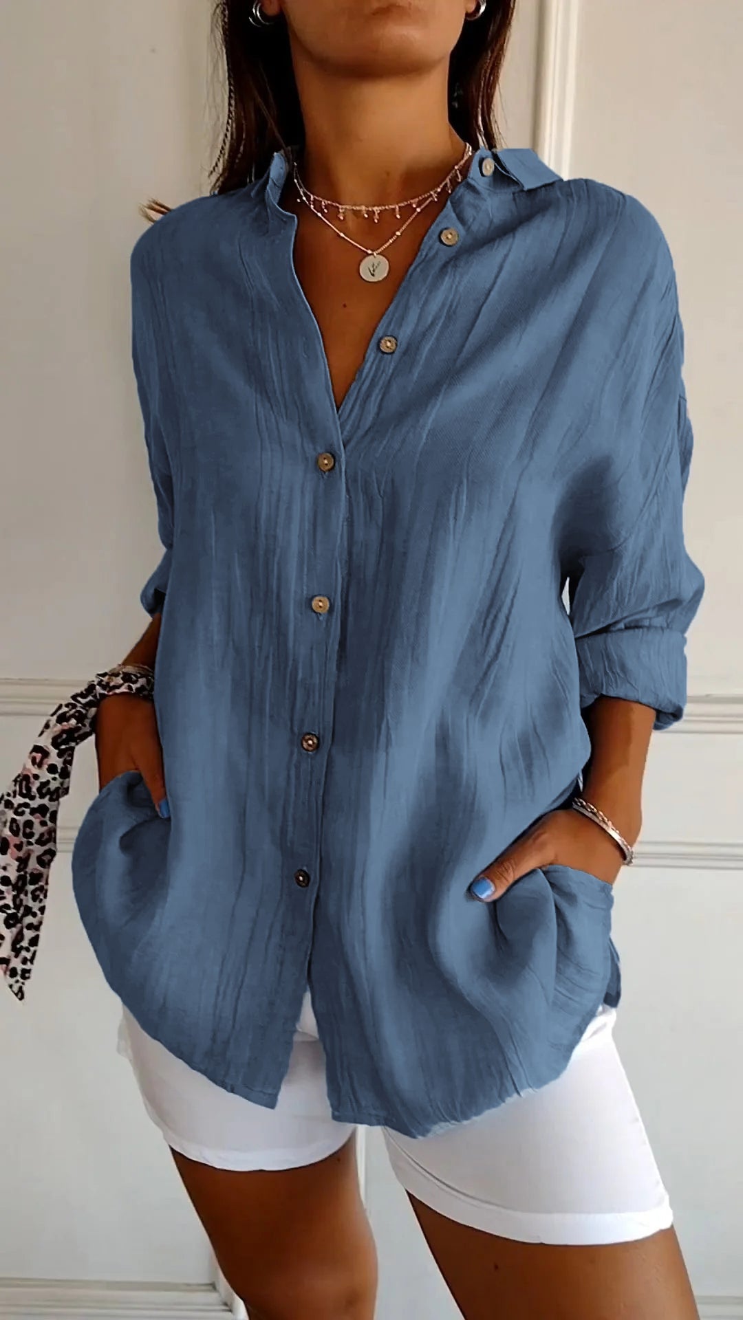 Sacha - Bequeme Lange Bluse
