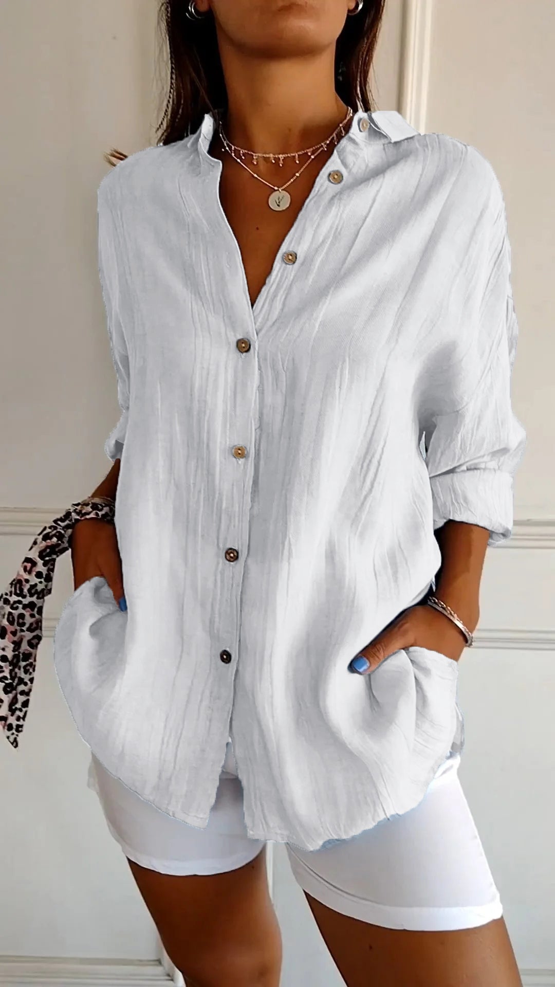 Sacha - Bequeme Lange Bluse