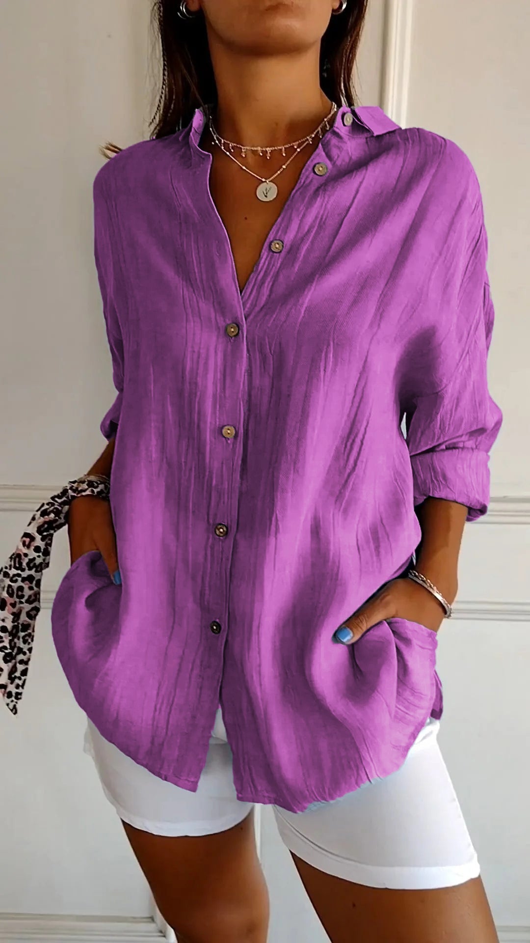 Sacha - Bequeme Lange Bluse