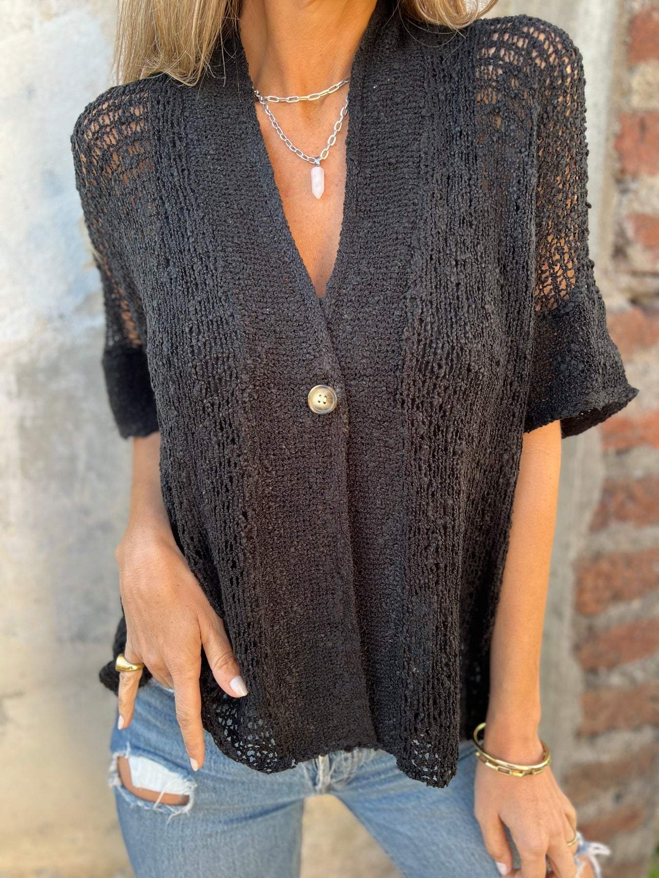 Francine™ | Elegante strukturierte Bluse