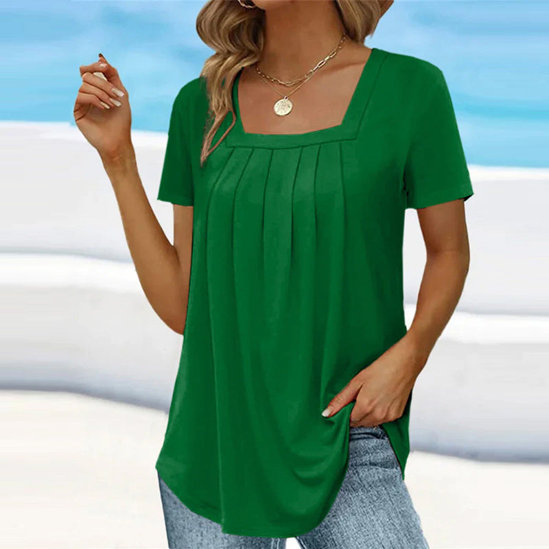 Liv - elegante plissierte Bluse