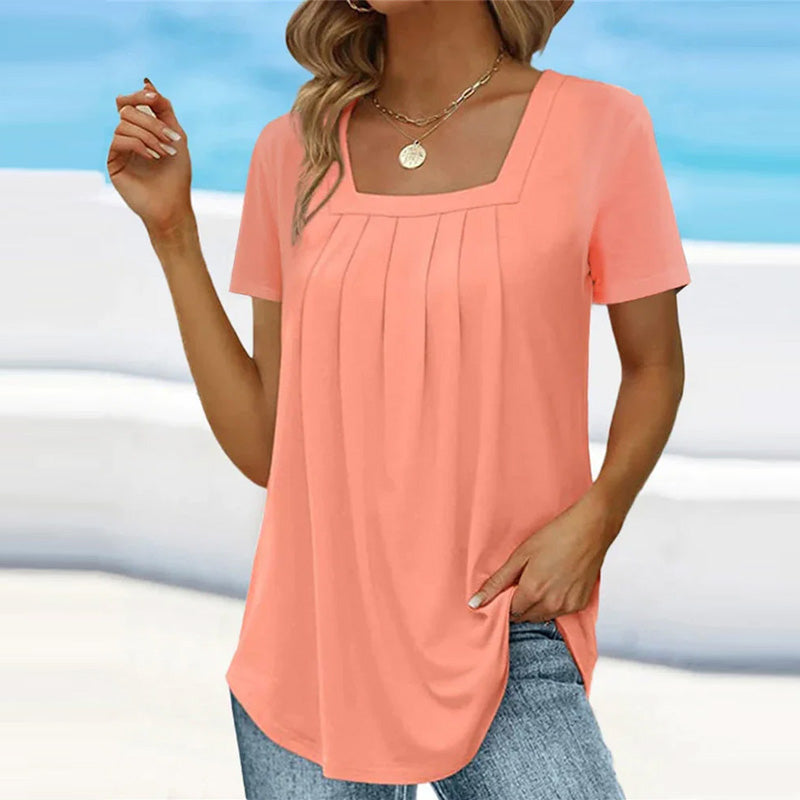 Liv - elegante plissierte Bluse