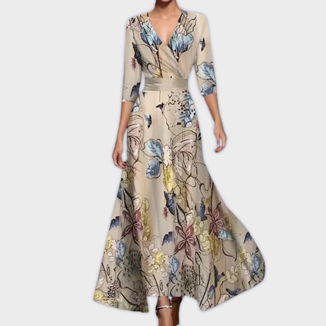 Leoma | Handgemachtes Premium Maxikleid