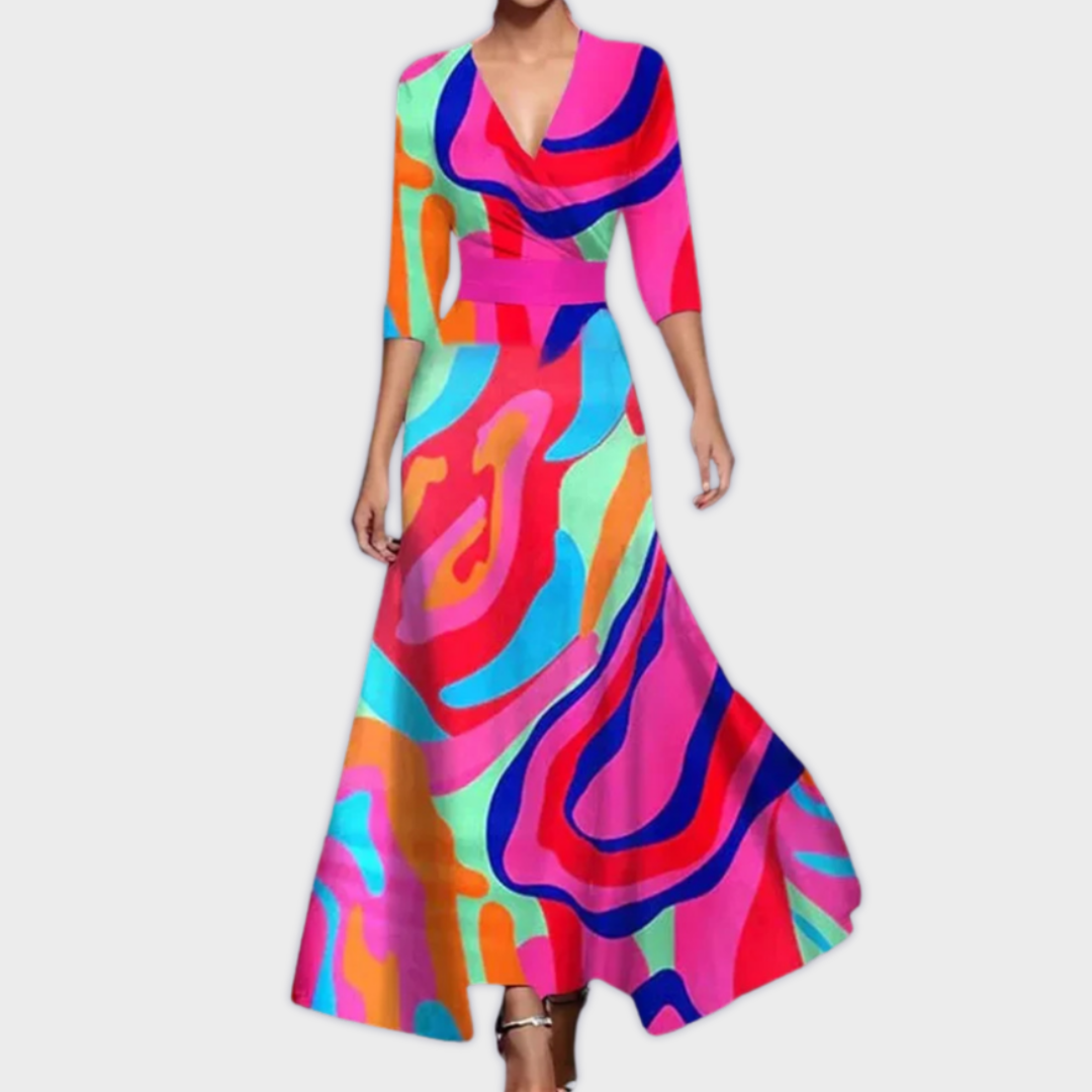 Leoma | Handgemachtes Premium Maxikleid