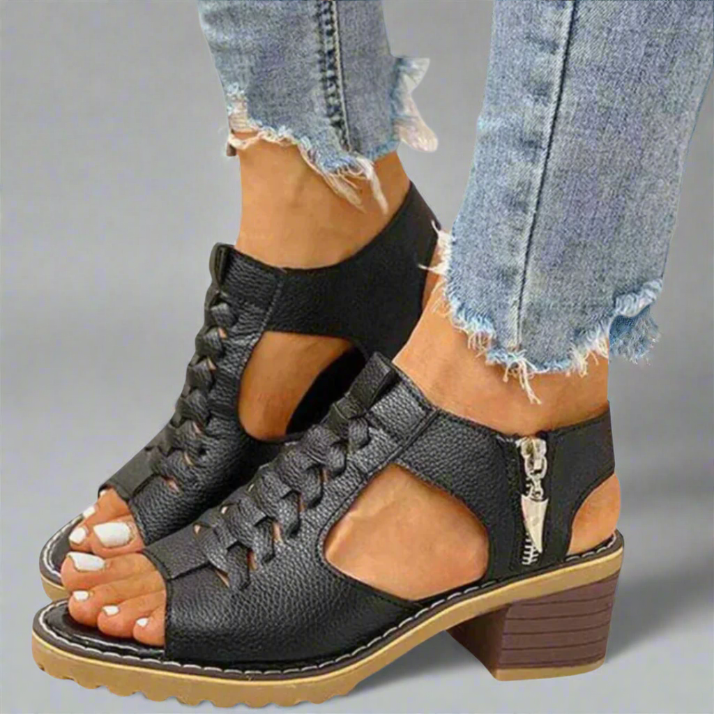 GERTRUD™ | ORTHOPÄDISCHE SANDALEN MIT PREMIUM ABSATZKOMFORT