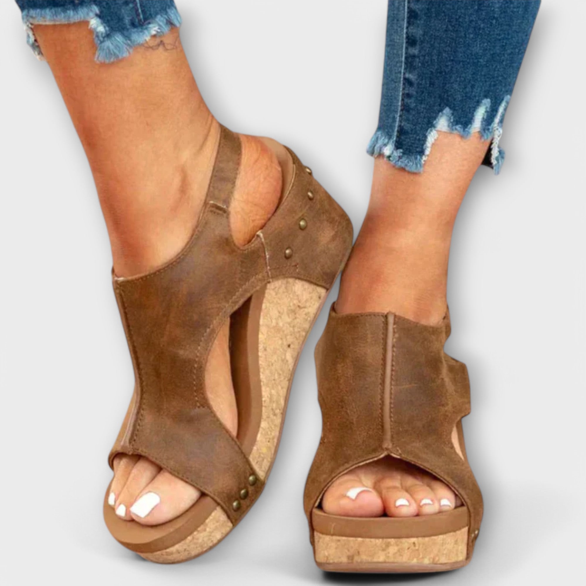 LINA™ | ORTHOPÄDISCHE SCHUHE MIT KEILABSATZ