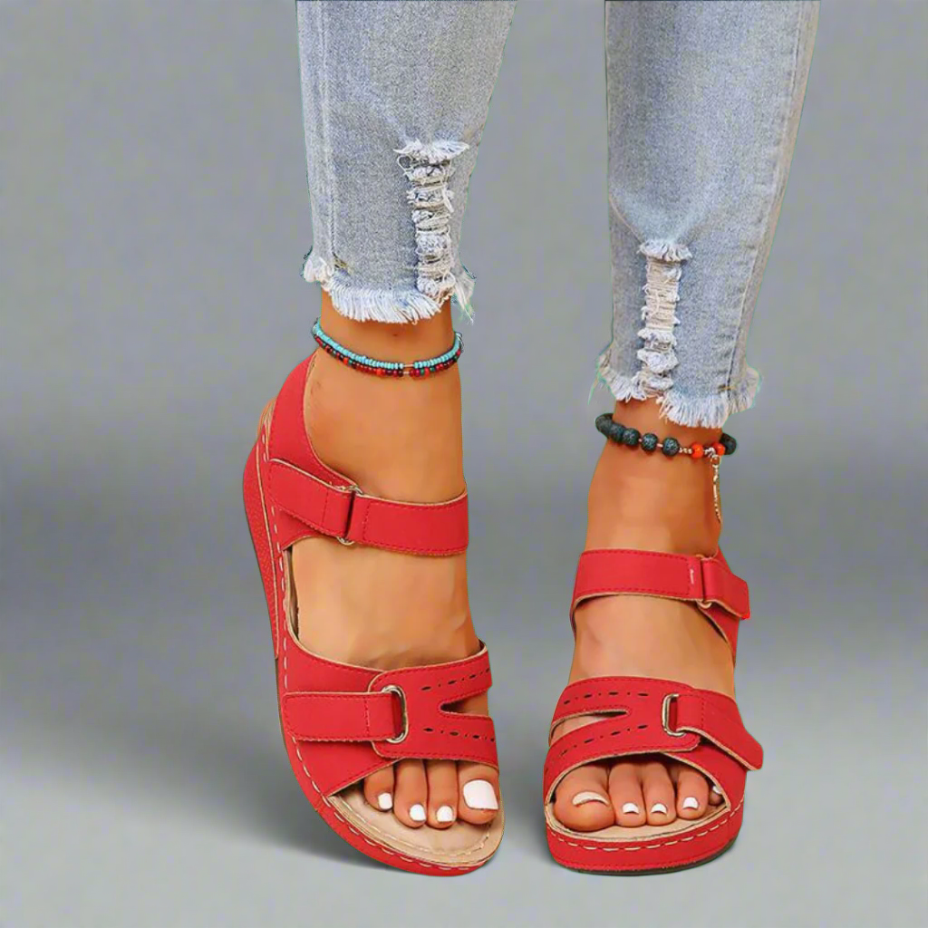 GUDULA™ | ELEGANTE ORTHOPÄDISCHE SANDALEN AUS WEICHEM PREMIUΜMATERIAL FÜR SCHMERZFREIE SOMMERTAGE