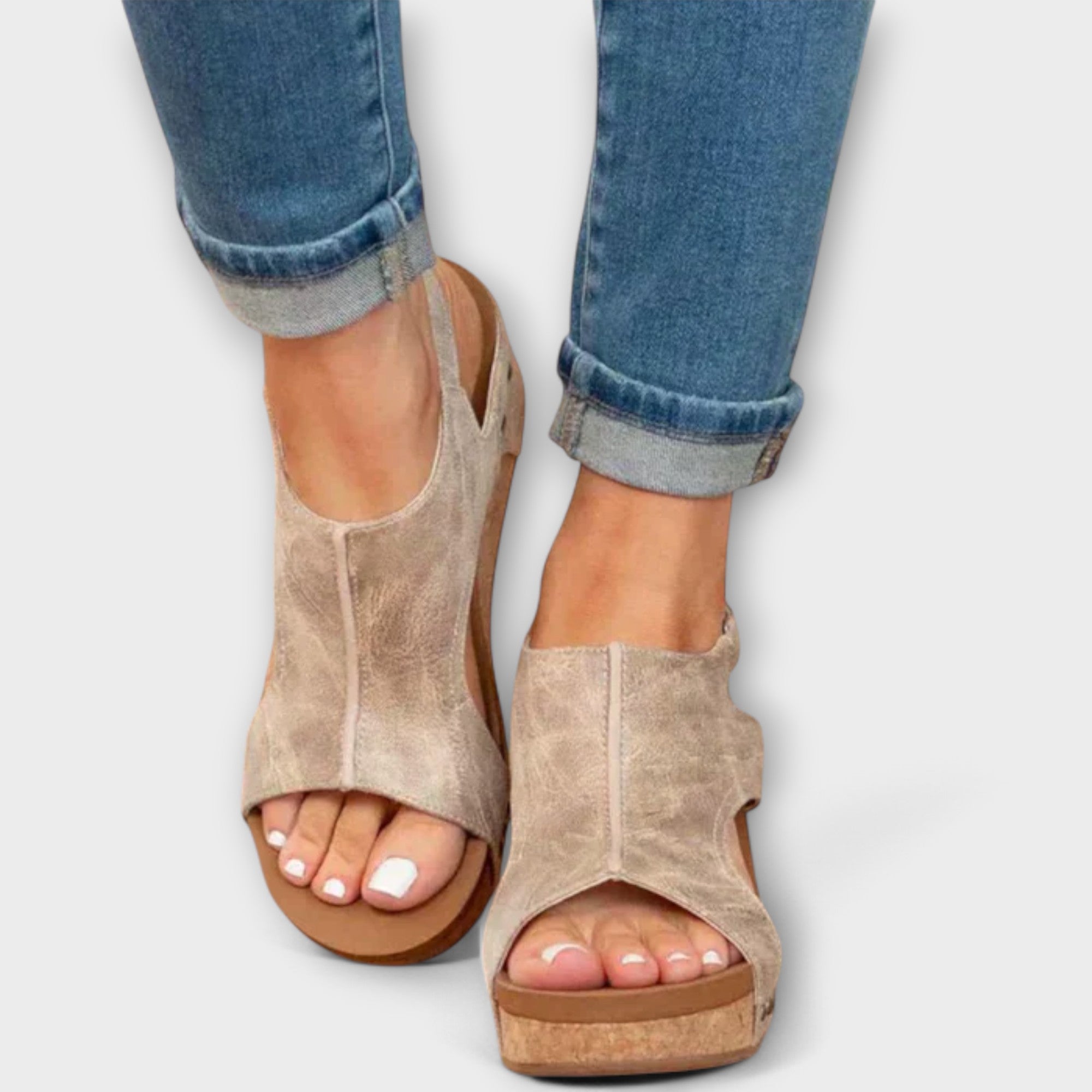 LINA™ | ORTHOPÄDISCHE SCHUHE MIT KEILABSATZ