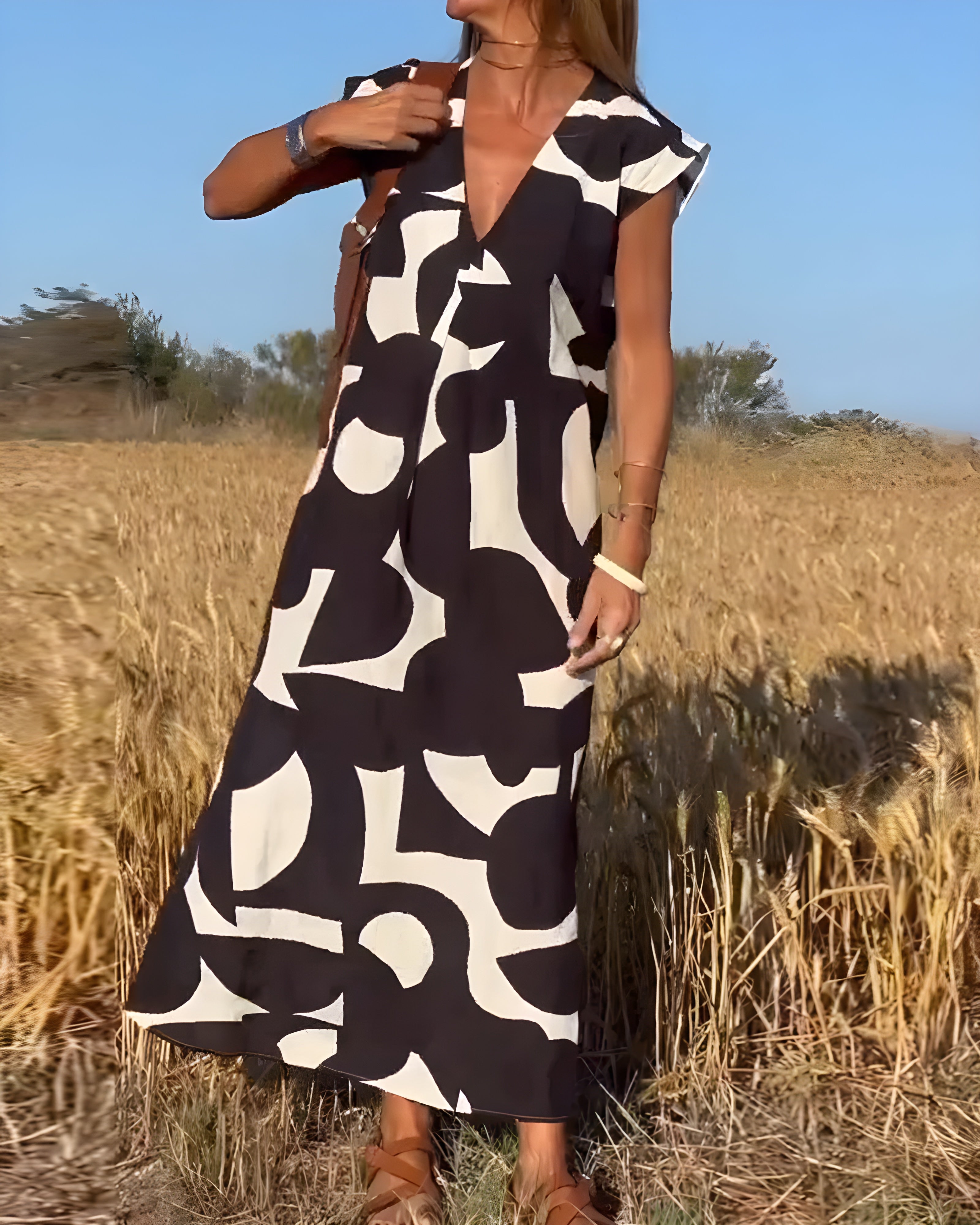Lisette™ - Lange Frühlingskleid