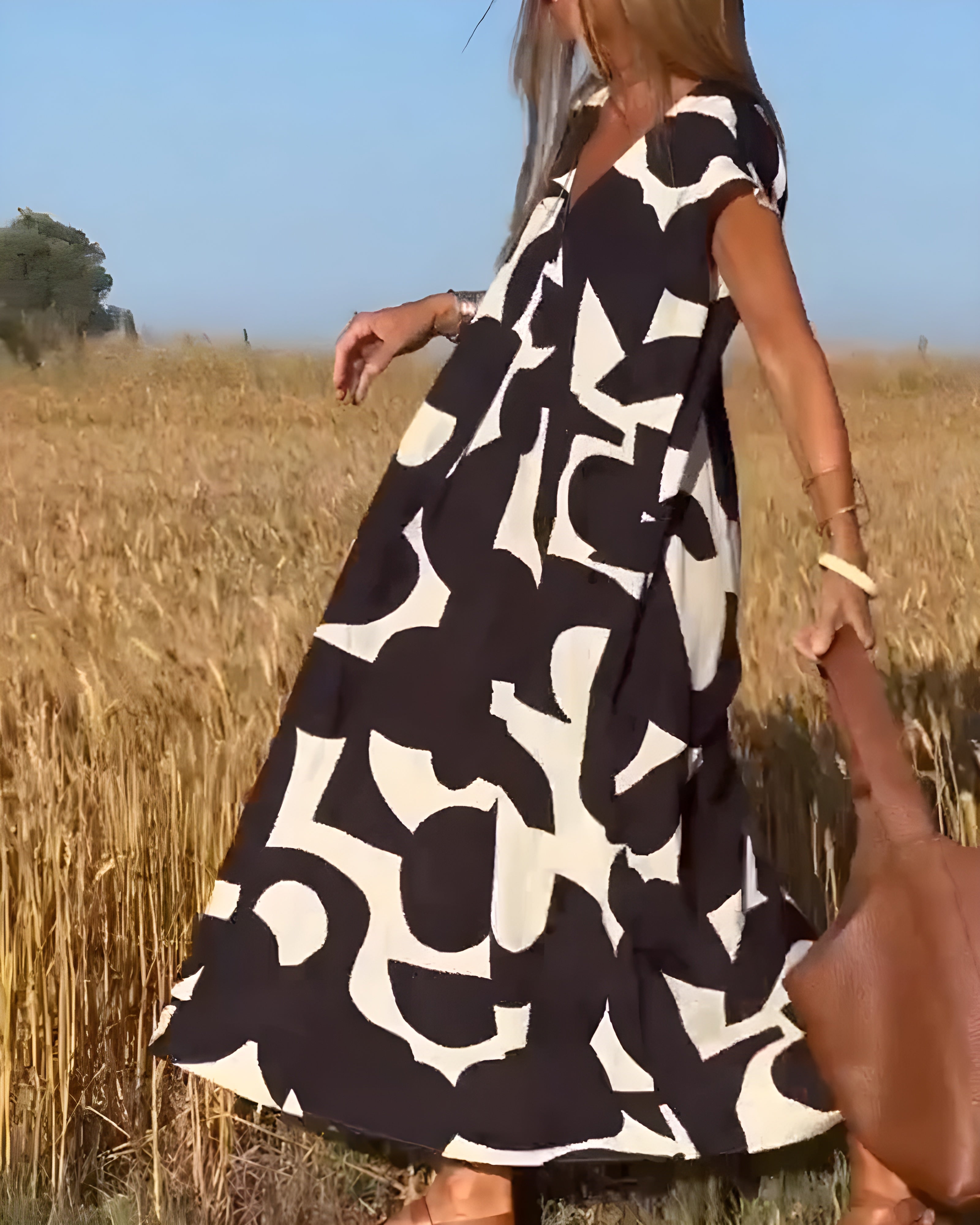 Lisette™ - Lange Frühlingskleid
