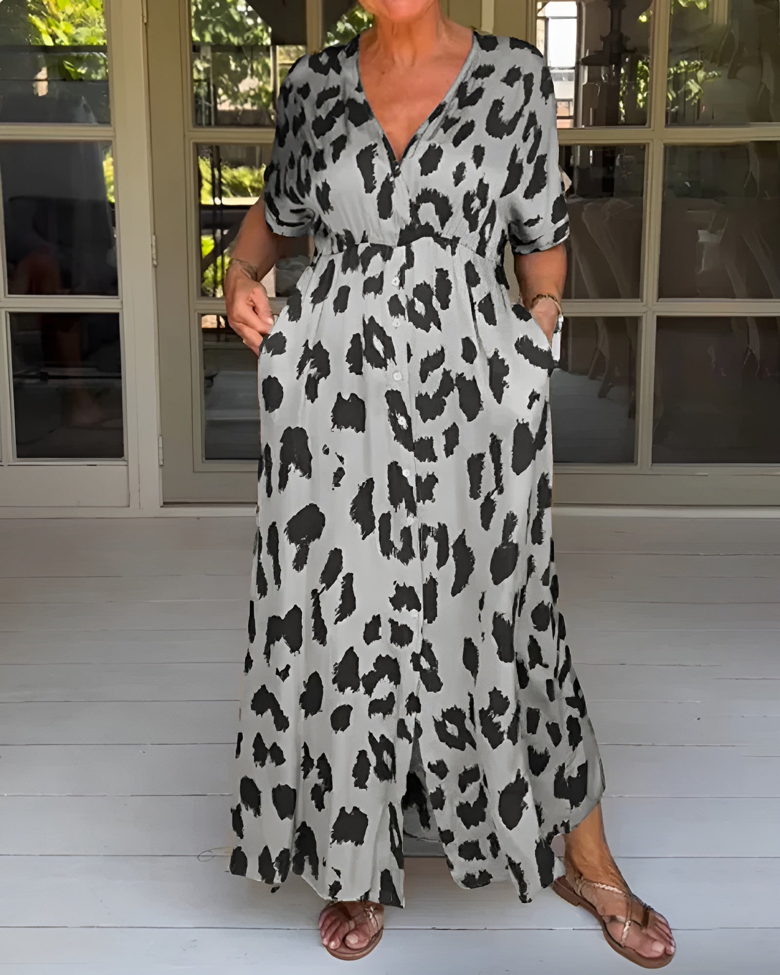 Ann-Sofie™ - Leopardenkleid