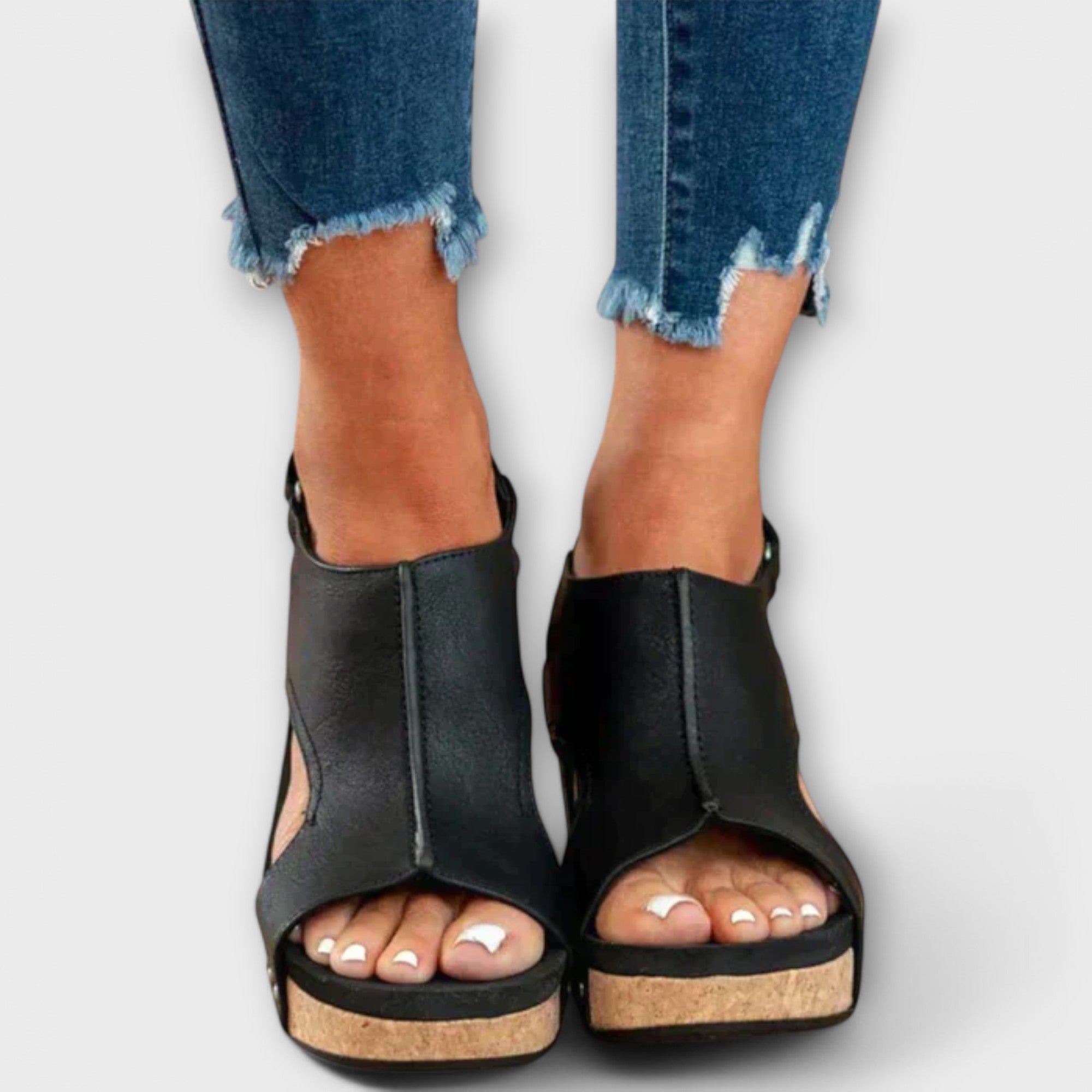 LINA™ | ORTHOPÄDISCHE SCHUHE MIT KEILABSATZ