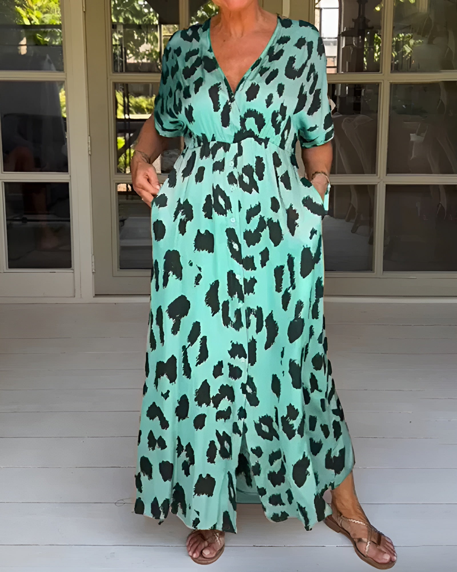 Ann-Sofie™ - Leopardenkleid
