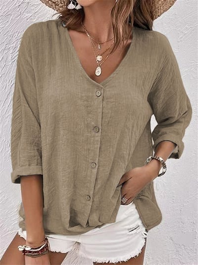 Élisa™ | Leichte Bluse mit V-Ausschnitt