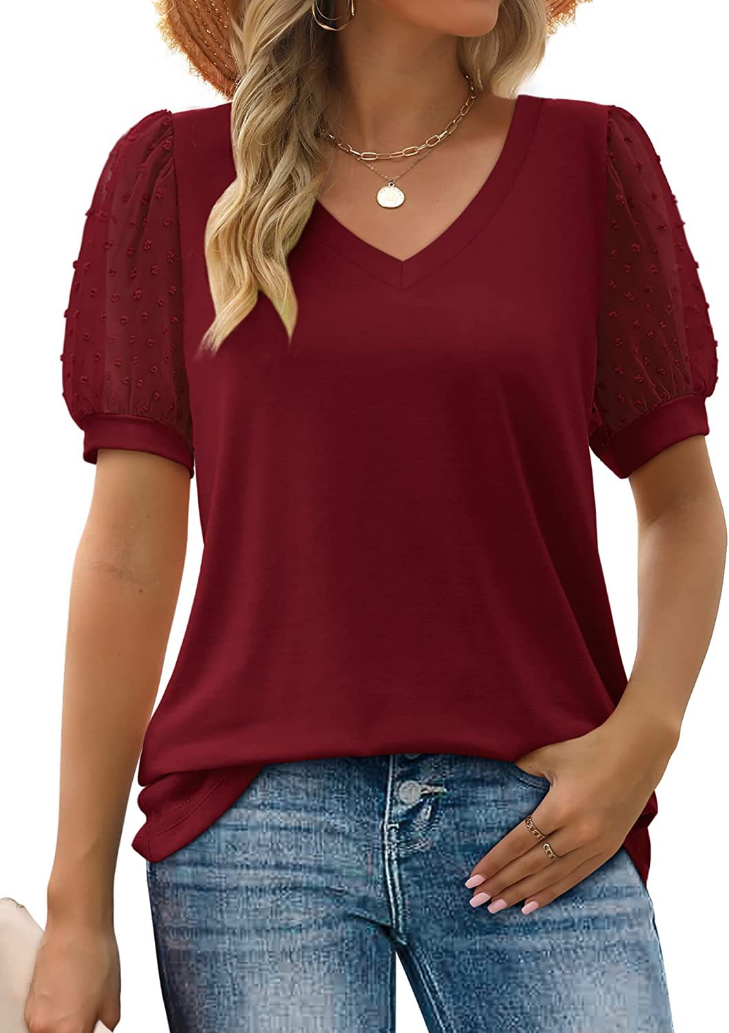 Véronique™ | Elegante Bluse mit Puffärmeln
