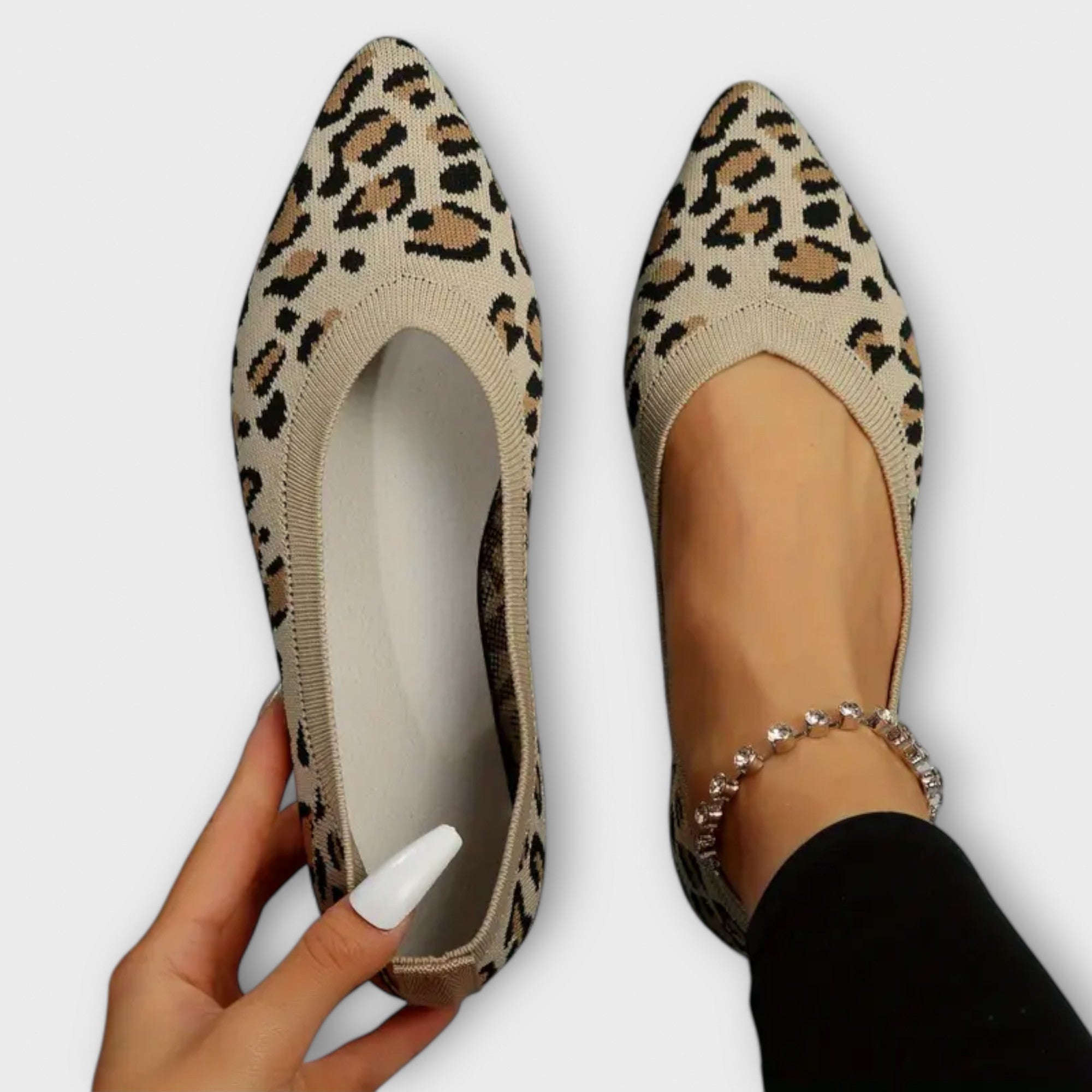 LEOPARD GEMUSTERTE SPITZE FLATS™