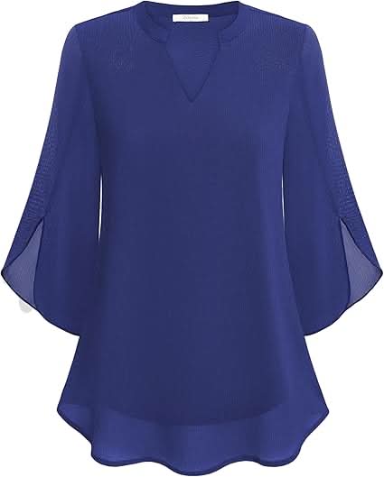 Marguerite™ | Fließende Bluse mit Überlagerungseffekt