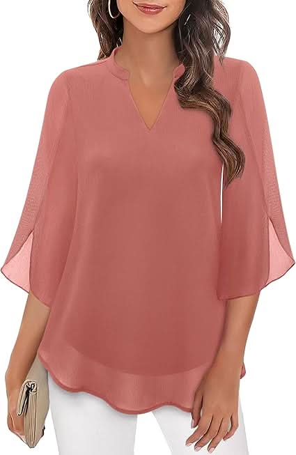 Marguerite™ | Fließende Bluse mit Überlagerungseffekt