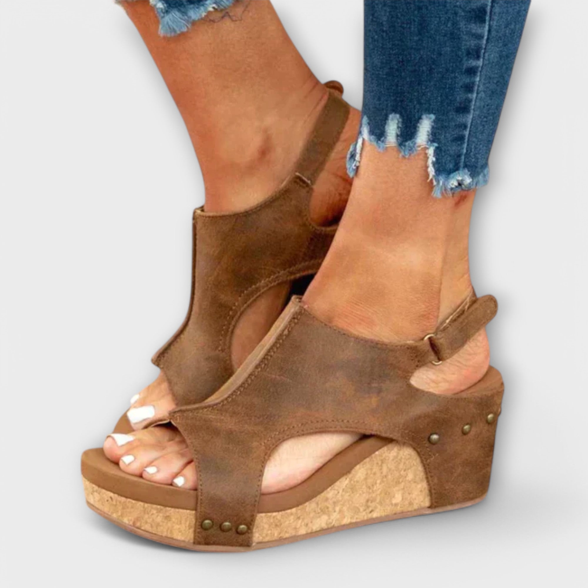 LINA™ | ORTHOPÄDISCHE SCHUHE MIT KEILABSATZ