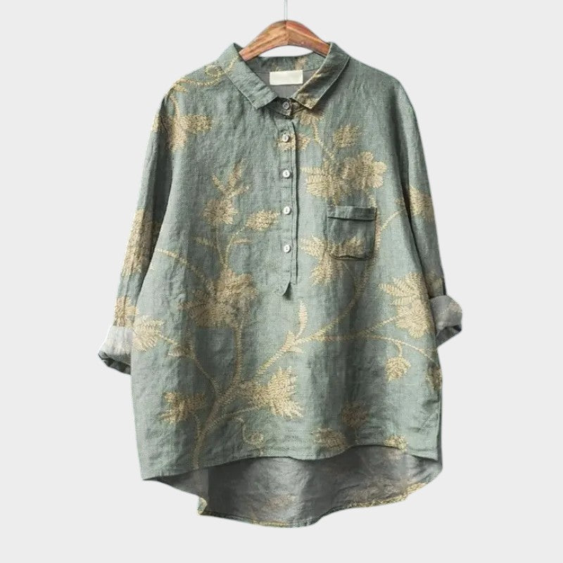 Laura - Moderne Minimalistische Bluse