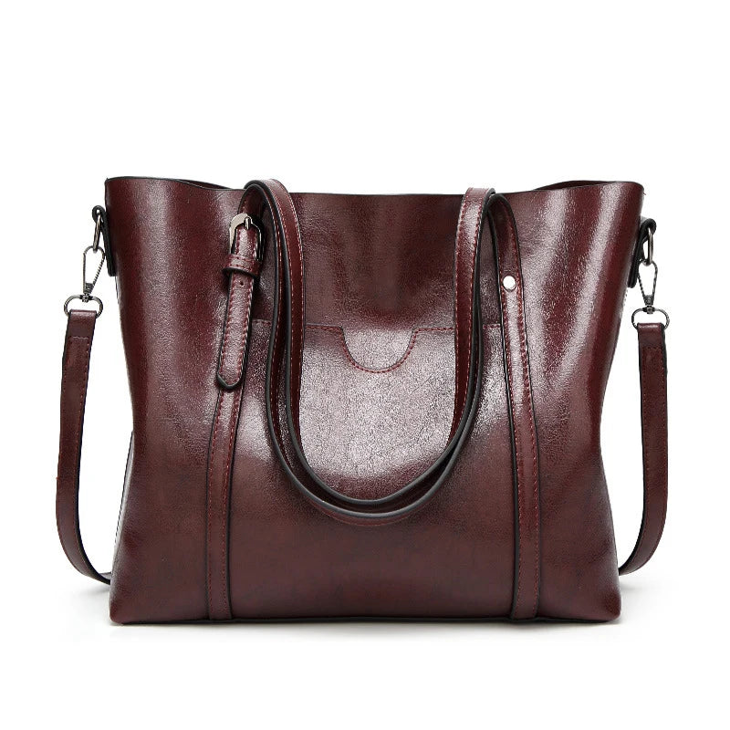 Klara | Luxuriöse Lederhandtasche