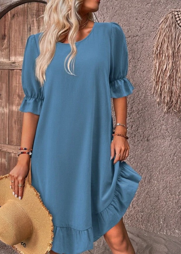 ELISE™ | ZEITLOSES MIDI-KLEID