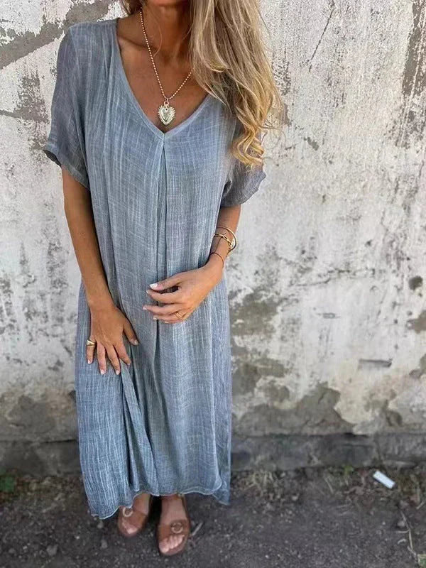 Juna™ - Stilvolle lange Kleid