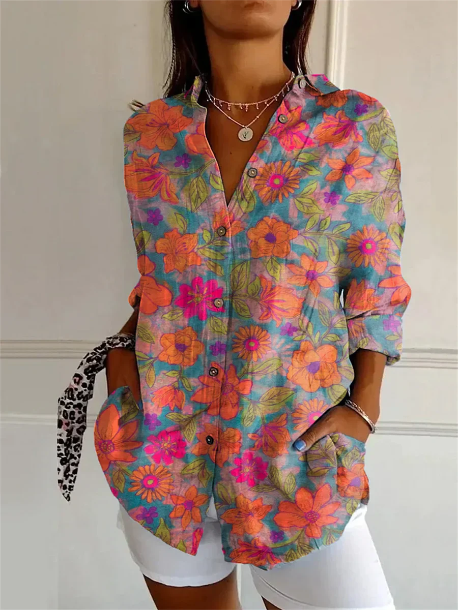 Rosanta - Bequeme Bluse mit Blumenmuster