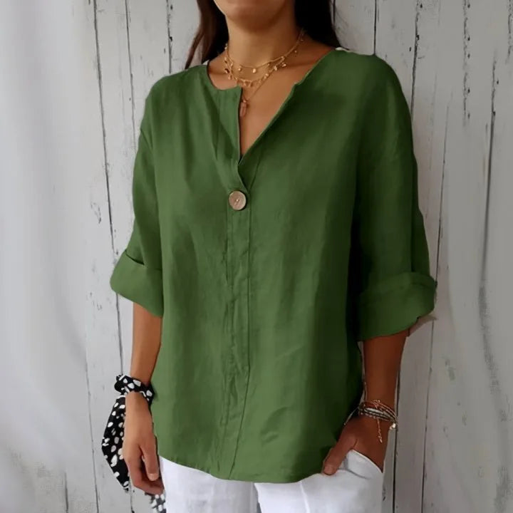 Mariet - Lange Bluse mit Kurzarm