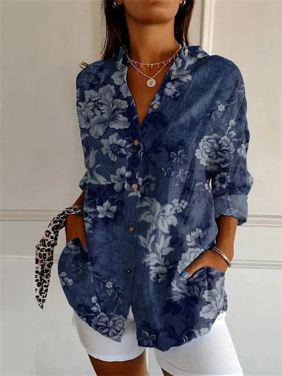 Rosanta - Bequeme Bluse mit Blumenmuster