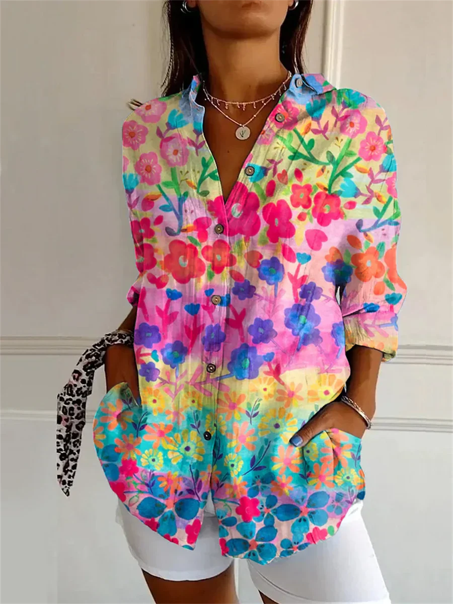 Rosanta - Bequeme Bluse mit Blumenmuster