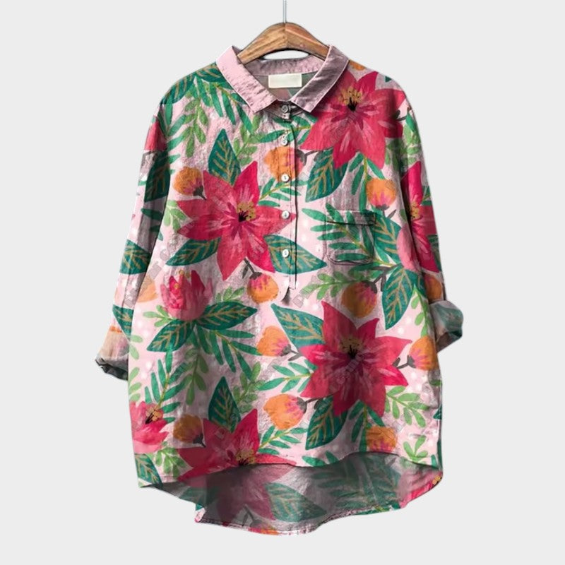 Pernille - Frühlings Chic Bluse