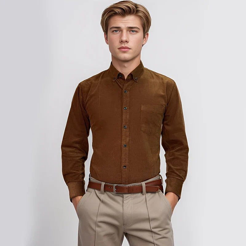 William™ | Manchester Klassische Langarmbluse