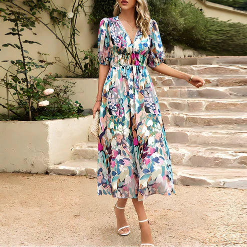 LEONA™ | ELEGANTES MIDI-KLEID