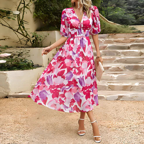 LEONA™ | ELEGANTES MIDI-KLEID