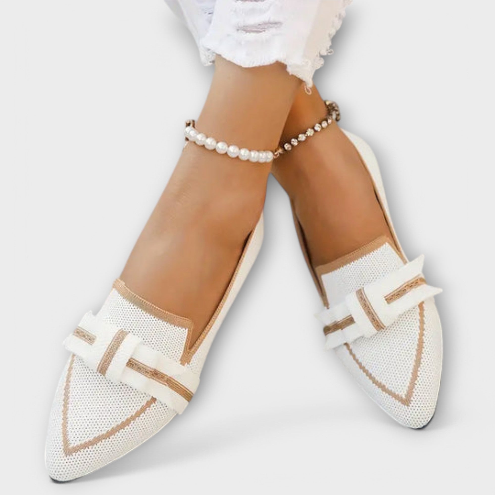 FLACHE DAMENSCHUHE MIT GEKNOTETEM DESIGN™