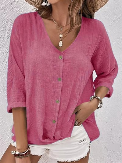 Élisa™ | Leichte Bluse mit V-Ausschnitt