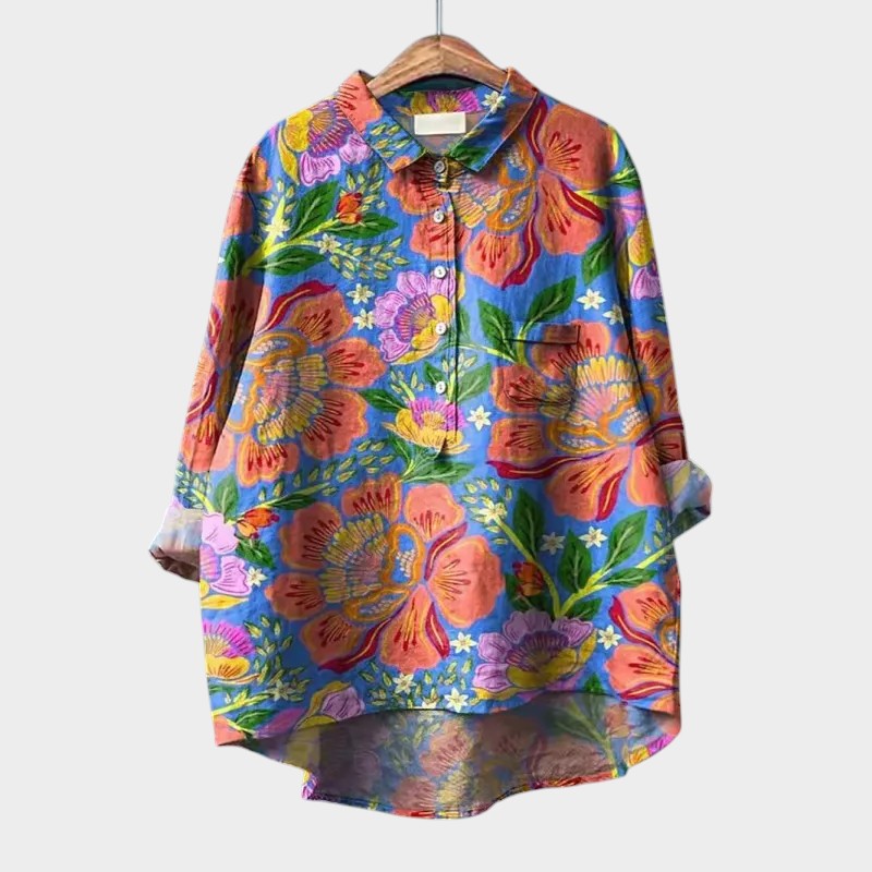 Elvira - Frühlings Eleganz Bluse