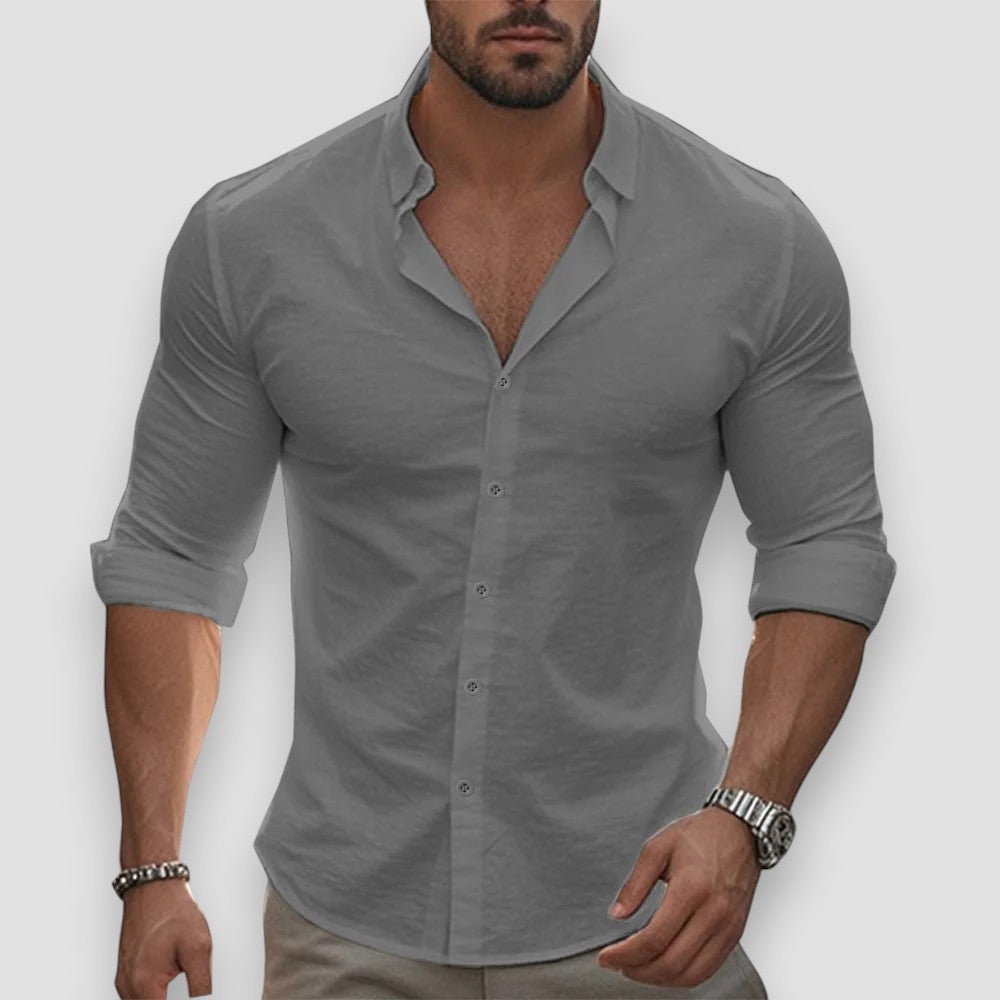 Jonathan™ | Leichte Langarmbluse